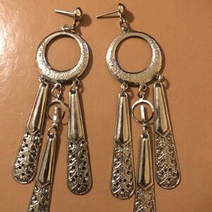 Silver Dangle Earrings
